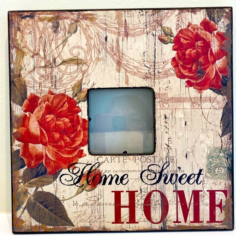 Sweet Home Decoupage Hanging Frame